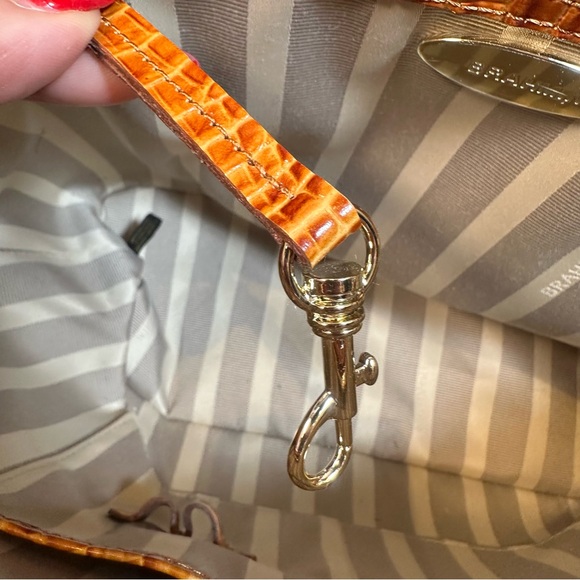 Brahmin EUC Medium Asher Multicolor Snake Print Tote - Picture 12 of 17